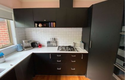 Bunnings Kaboodle kitchen renovation in Yarraville