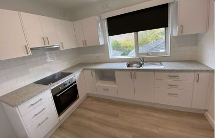 Bunnings Kaboodle kitchen renovation in Bentleigh
